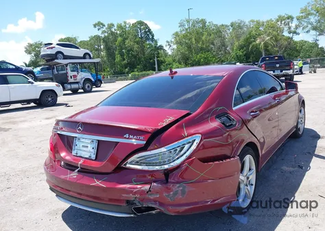 2012 Mercedes-Benz Cls 550 4Matic z USA, uszkodzony, nr VIN WDDLJ9BB9CA049991